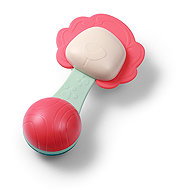 BabyOno Rattle with teether Lion 3 m+ - Baby Rattle