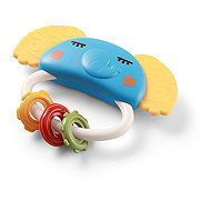 BabyOno Rattle with teether Elephant 0 m+ - Baby Rattle