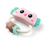 BabyOno Rattle with teether Owl 0 m+ - Baby Rattle