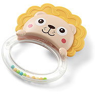 BabyOno Rattle with teether Lion 0 m+ - Baby Rattle