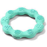 BabyOno silicone ring blue - Baby Teether