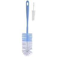 BabyOno bottle brushes blue 2 pcs - Brush for Cleaning Feeding Bottles