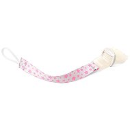BabyOno pacifier belt with clip pink 0 m+ - Dummy Clip