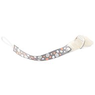BabyOno soother belt with clip grey/orange 0 m+ - Dummy Clip