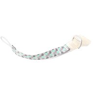 BabyOno soother belt with clip grey/green 0 m+ - Dummy Clip