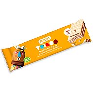 SMILEAT Organic whole wheat wafer with cocoa filling with agave 30 g - Children's Cookies