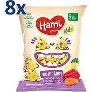 HAMI Triplets beetroot, spinach, carrot 8×30 g - Crisps for Kids