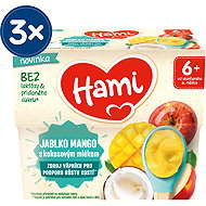 Hami fruit snack Apple mango with coconut milk 3× 380 g - Baby Food