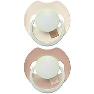 LOVI 6-18 m 2 pcs, Ivory/Blush - Baby Pacifier