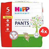 HiPP Babysanft Junior size 5 (4 × 24 pcs) - Nappies
