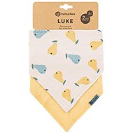 PETITE&MARS Beige Pears&Intense Ochre 3 m+, 2 pcs - Bib