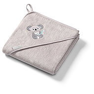 BabyOno Bamboo with hood 100 × 100 cm, grey - Children's Bath Towel