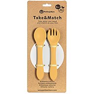 PETITE&MARS Take&Match Intense Ochre 6 m+ - Children's Cutlery