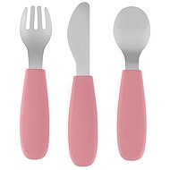 PETITE&MARS Take&Match Dusty Rose 12 m+ - Children's Cutlery