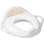 TEGA BABY soft toilet reducer Maciek white pearl - Children's toilet training seat
