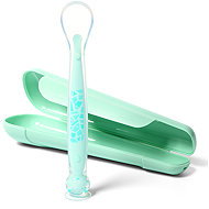 BabyOno spoon with cover green 6 m+ - Baby Spoon