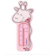 BabyOno water thermometer giraffe, pink - Bath Therometer