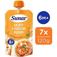 Sunar starter sweet potatoes with chicken 6m+, 7×120 g - Meal Pocket