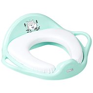 TEGA BABY Plus Baby Fox Soft Toilet Reducer, Green - Children's toilet training seat