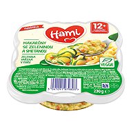 HAMI vegetable plate Macaroni with vegetables and cream 230 g - Baby Food