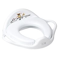 TEGA BABY Plus Soft Toilet Reducer, Owl, White - Children's toilet training seat