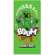 AYMAX Minecraft BOOM Supersoft towel 70 × 140 cm, microfiber - Children's Bath Towel