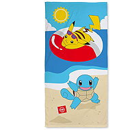 HALANTEX Pokémon Pikachu Beach Towel 70 × 140 cm - Children's Bath Towel