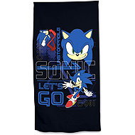 AYMAX Towel Sonic Unstoppable 70 × 140 cm - Children's Bath Towel