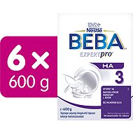 BEBA EXPERTpro HA 3, with lactic acid bacteria L. reuteri and modified protein, 6×600 g - Baby Formula