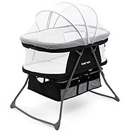 Baby Mix Folding crib DreamyNest, black - Cot