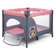 Milly Mally Folding playpen Fun, Pink Bear - Baby Playpen