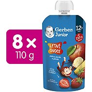 GERBER Junior pocket Summer fruit 8×110 g - Meal Pocket