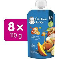 GERBER Junior pocket Mix fruit 8×110 g - Meal Pocket