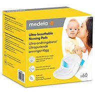 MEDELA breast pads disposable ultra breathable 60 pcs - Breast Pads