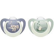 NUK First Choice Night Hippo/Koala 0-6 m, 2 pcs - Baby Pacifier