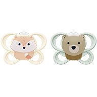 NUK Perfect Match Air Fox/Bear 0-2 m, 2 pcs - Baby Pacifier