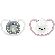 NUK Perfect Match Air Night Sheep 6-18 m, 2 pcs - Baby Pacifier
