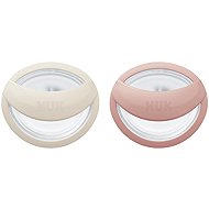 NUK Perfect Match Beige/Red 0-6 m, 2 pcs - Baby Pacifier