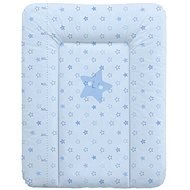 CEBA BABY Changing Pad for Commode, Soft 50 × 70cm, Stars Blue - Changing Pad
