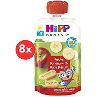 HiPP BIO Hippies capsule Apple-Banana-Baby biscuits 8×100 g - Meal Pocket