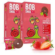 Snail BOB fruit rolls apple-strawberry 2×100 g - Fruit Snack for Kids