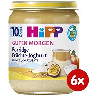 HiPP BIO Oat muesli with fruit and yoghurt, 6×160 g - Baby Food