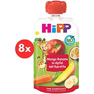 HiPP Organic apple banana mango carrot, 8×100 g - Meal Pocket