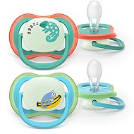 Philips AVENT SCF376/28 Ultra Air Nighttime, 6-18 m, 2 pcs - Baby Pacifier