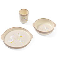 BabyOno Farmer beige, 3 pcs - Children's Dining Set