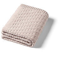 BabyOno knitted cotton, beige - Blanket
