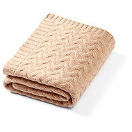 BabyOno merino wool, dark beige - Blanket