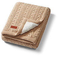BabyOno cotton with fleece lining, beige - Blanket