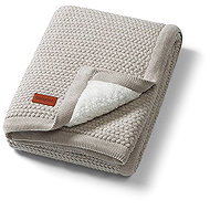 BabyOno cotton with fleece lining, grey - Blanket