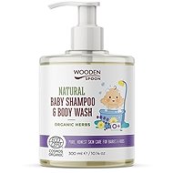WOODEN SPOON Shower shampoo and hair gel with herbs 300 ml - Children's Shower Gel
